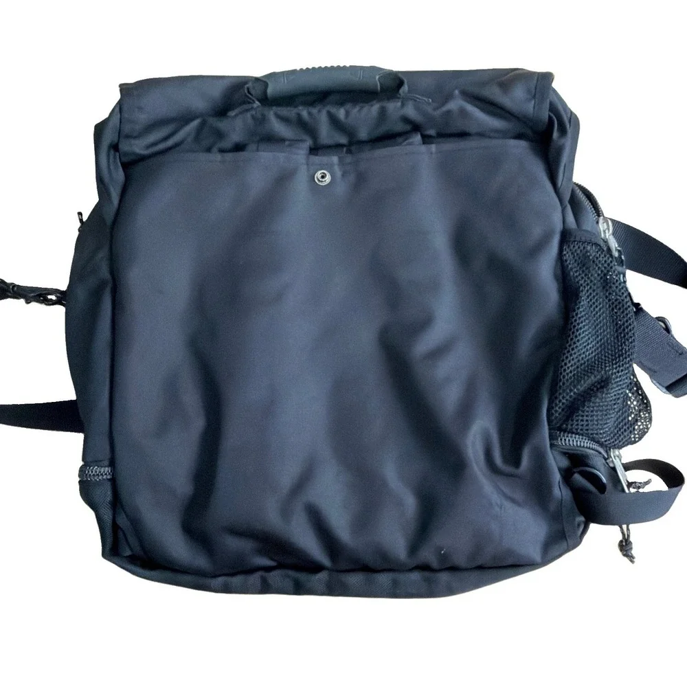 VTG L.L Bean Convertible Messenger Backpack Bag Gorpcore Y2K OHN74 Ripstop Black